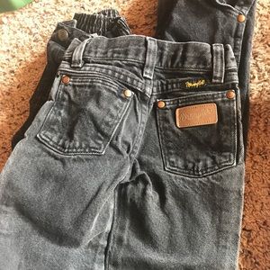 7 parts of 3t boys wrangler jeans $60 for all